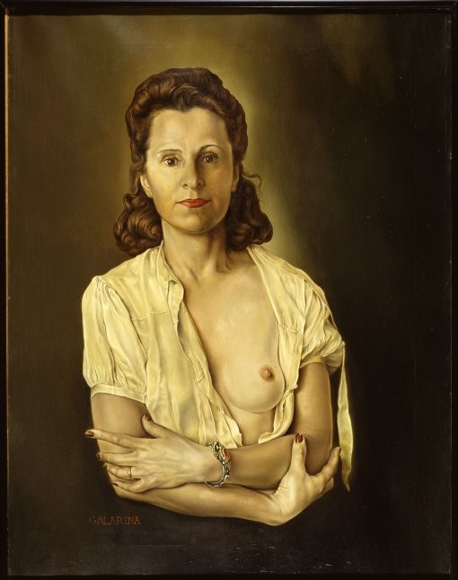 © Salvador Dalí, Fundació Gala-Salvador Dalí, Figueres, 2019
Galarina, 1945, olieverf op doek, 64 x 50cm